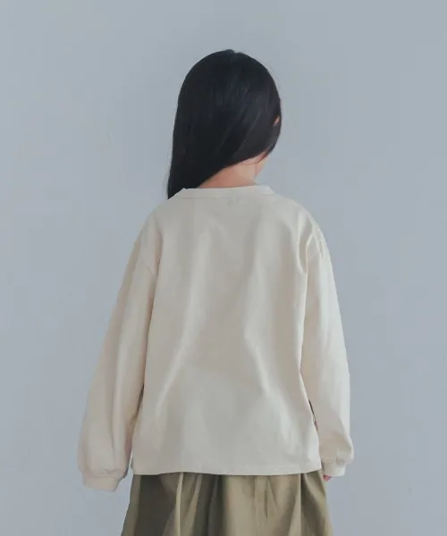 Детская футболка ZERO standard FABRIC с логотипом бежевого цвета — фото 3