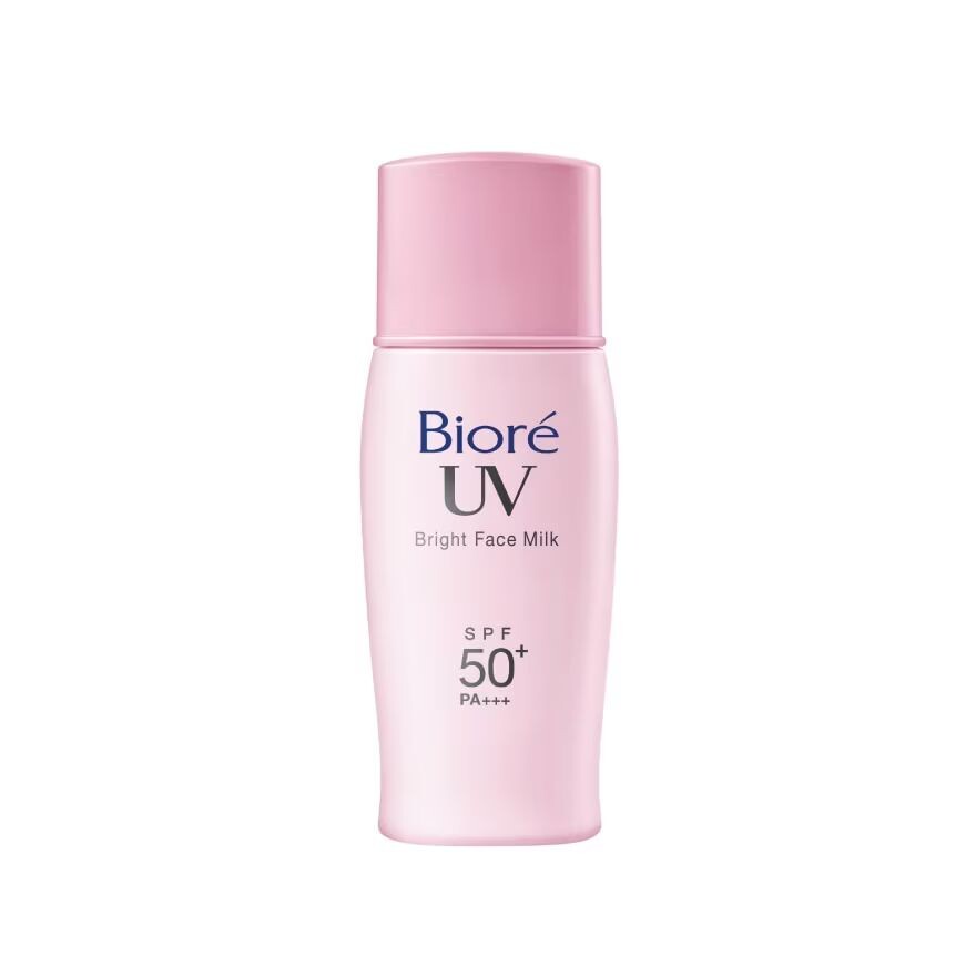 

Biore UV Bright Milk SP50+ PA++++ 30 мл. โลชั่นน้ำนม ป้องกันแสงแดด กันแดด, Pink
