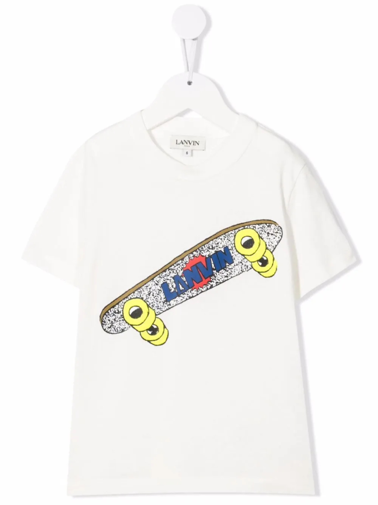 

Lanvin Enfant футболка с логотипом, белый