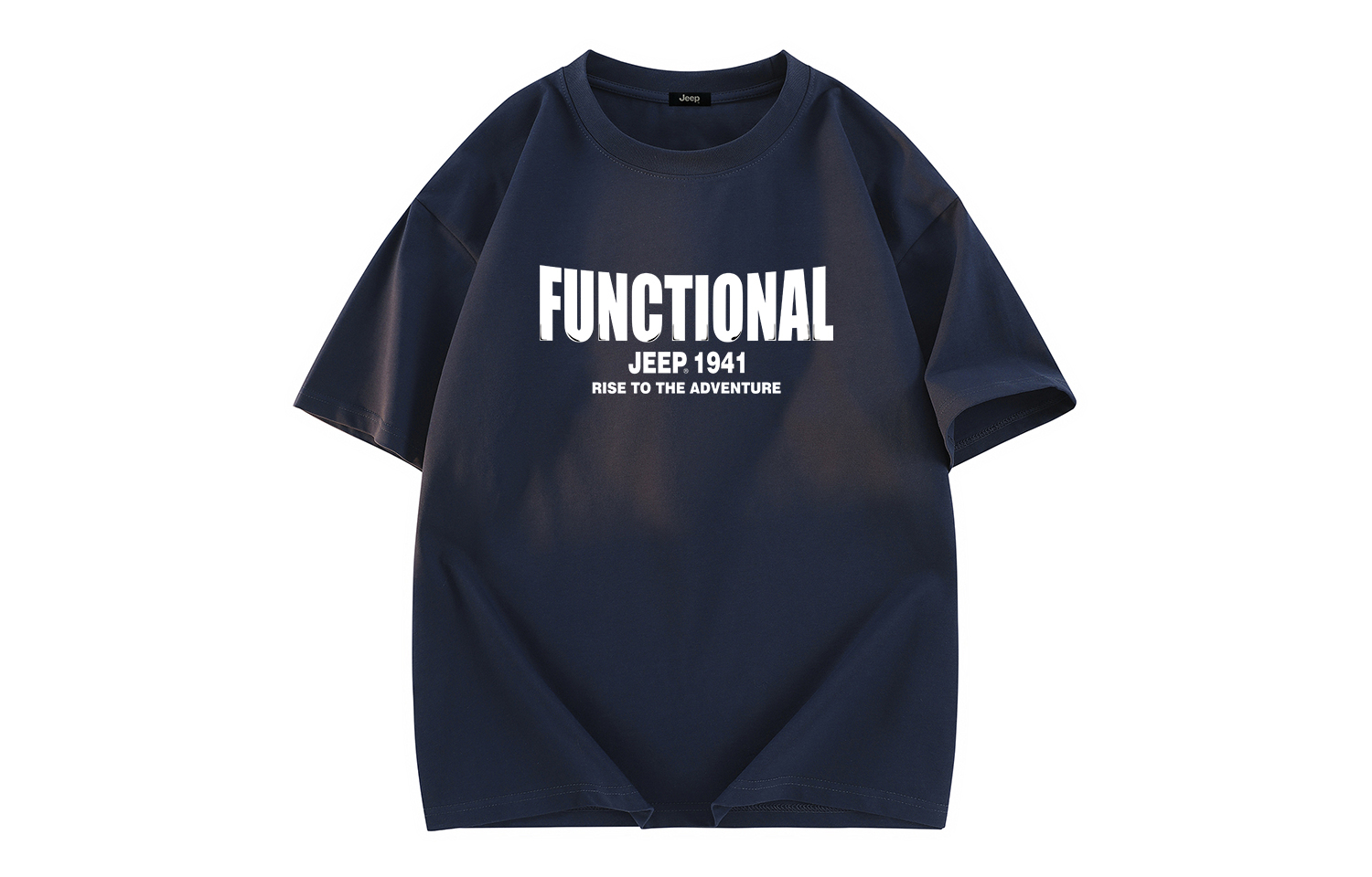 

Футболка Unisex Crew Neck Moderate Heavyweight Jeep, темно-синий
