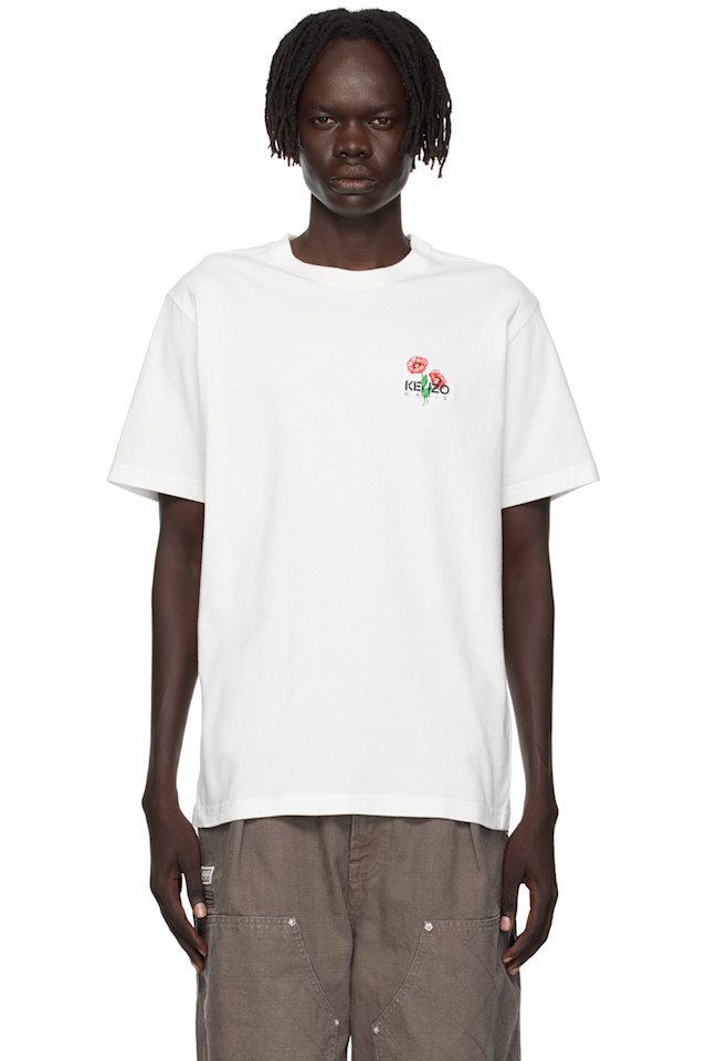 

Kenzo Футболка Off-White Kenzo Paris 'Kenzo Archive Bouquet' с вышивкой