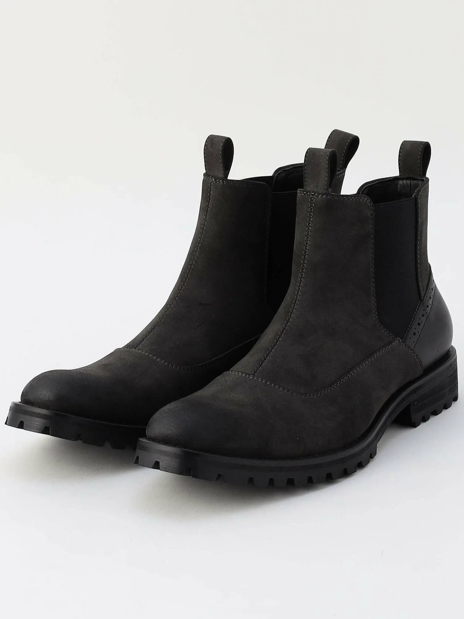 Ботинки с боковой вставкой и подошвой-«танком» NICOLE CLUB FOR MEN, 39 Charcoal Gray — фото 2