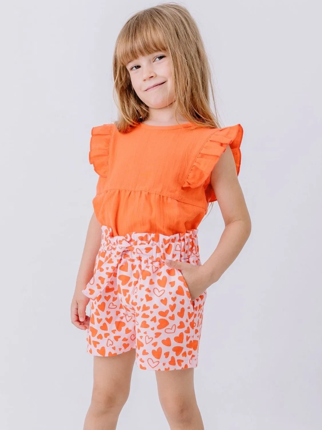 Обычные брюки 'Walkiddy - Little Big Hearts Shorts' Walkiddy, Mixed Colors — фото 4