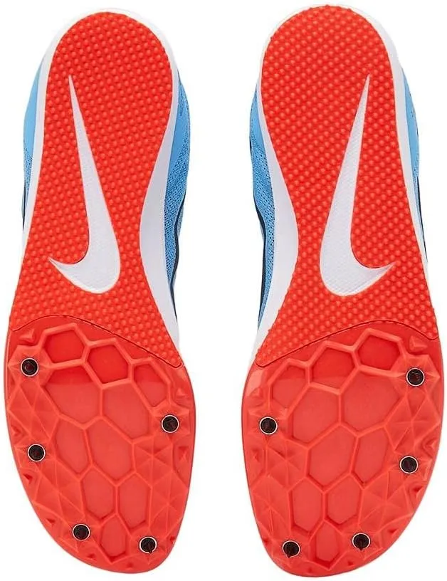 Кроссовки для легкой атлетики Nike Zoom Rival D 10 унисекс, ярко-красный/синий/синий — фото 4