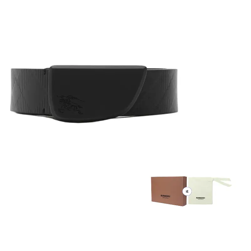 

Burberry Кожаный пояс с тиснением EKD, Black