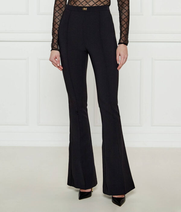 

Брюки Flare fit Elisabetta Franchi, черный