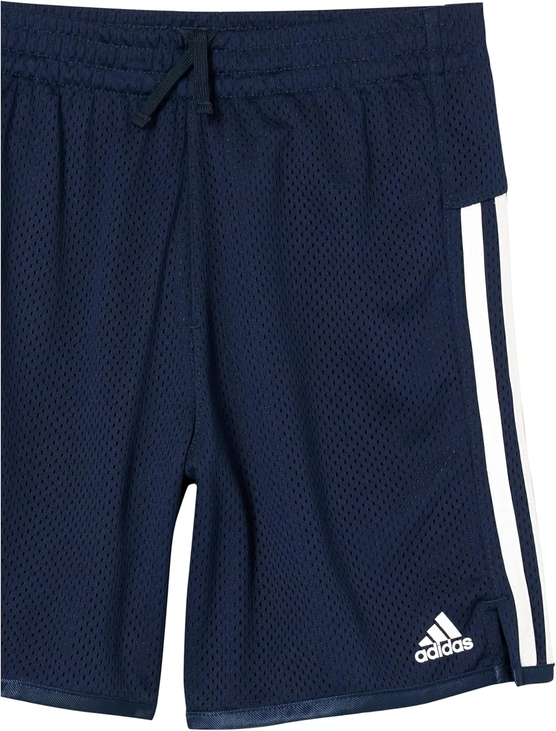 Детские шорты Adidas SSNL5 из сетчатой ткани, Navy — фото 2