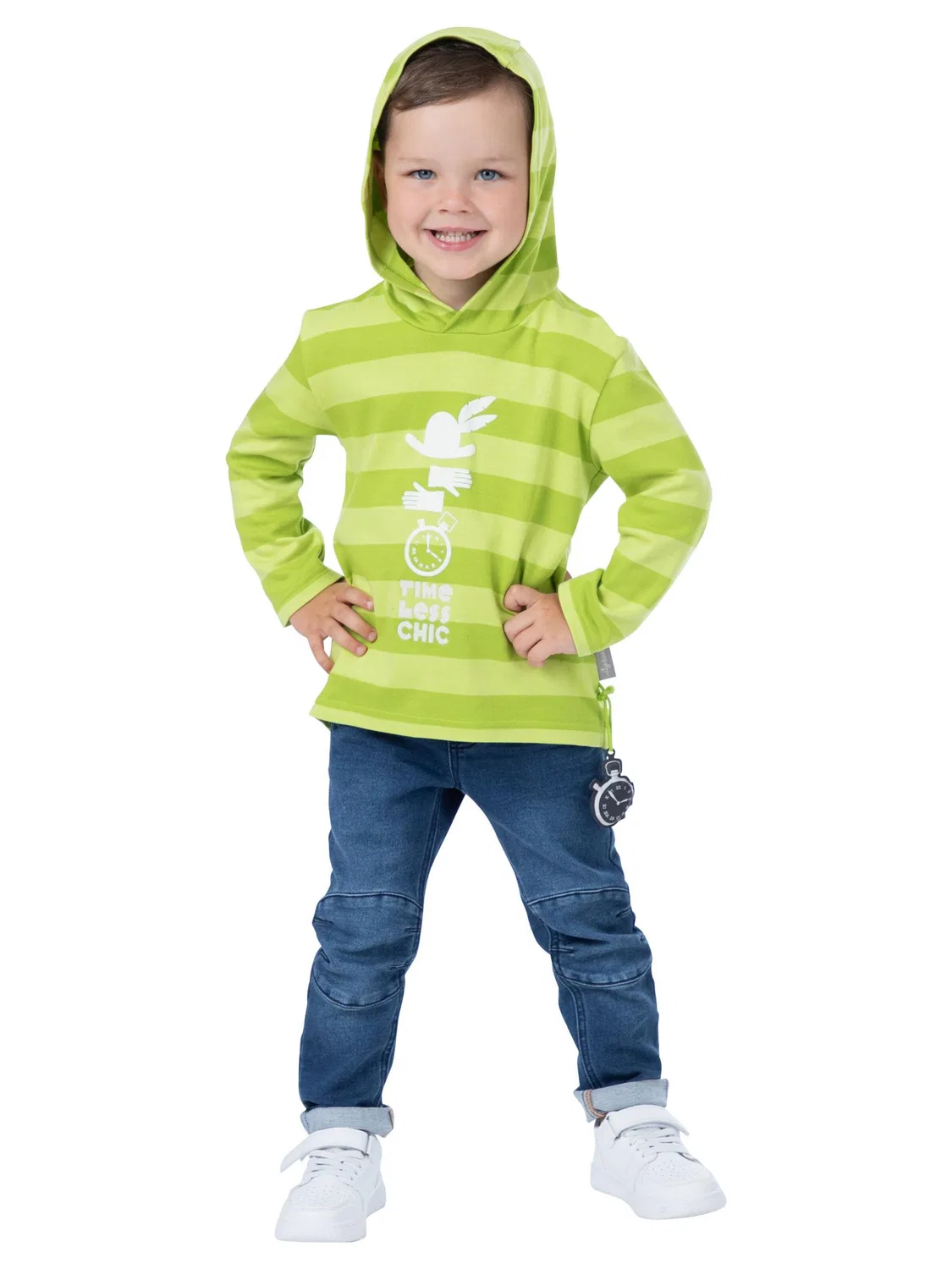 Джинсы Sigikid Regular Jeans темно-синего цвета — фото 2