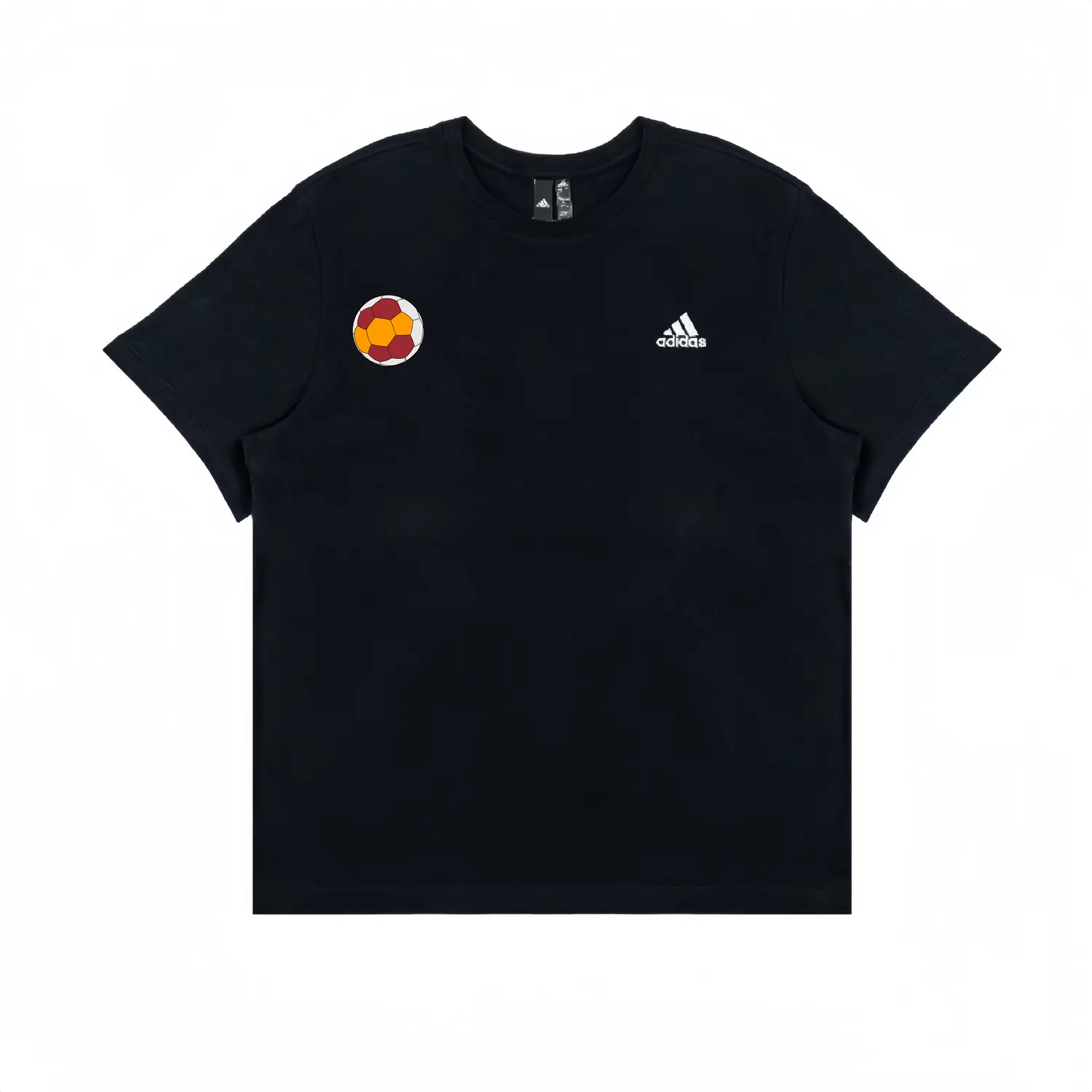 

Футболка унисекс черная Adidas, черный