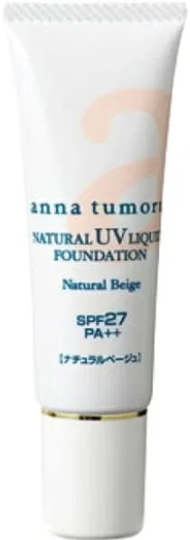 Тональная основа Annatumor Natural UV Liquid Foundation, натуральный бежевый, 3 шт по 30 г