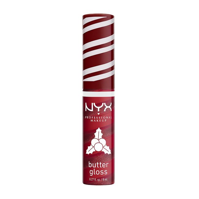 

Блеск для губ Butter Gloss Swirl NYX Professional Makeup, цвет peppermint swirl, 8 мл