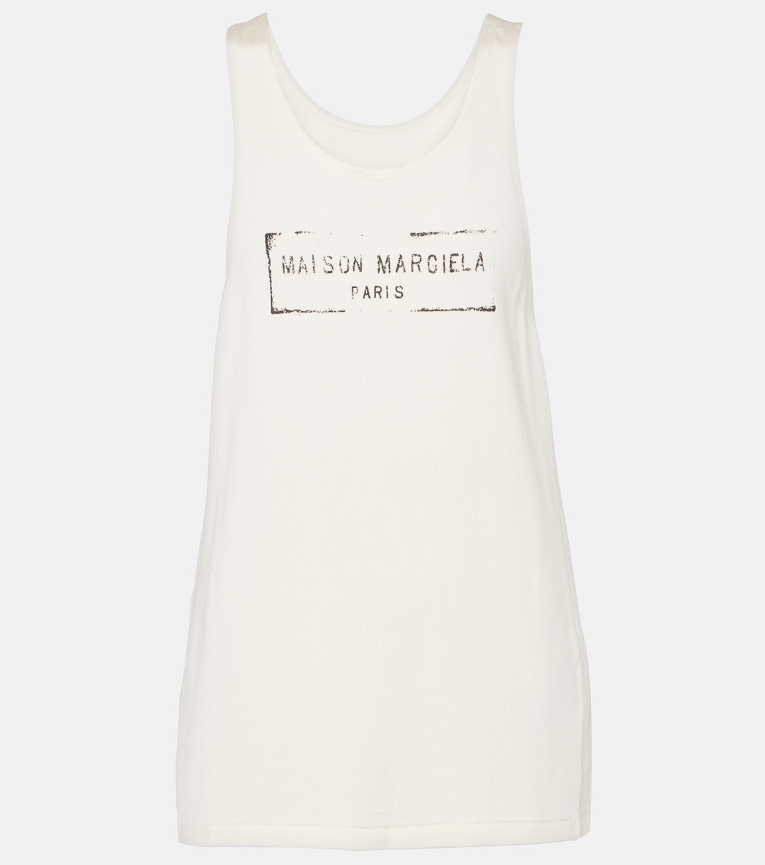 

Майка с логотипом Maison Margiela, белый