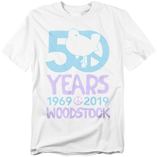 

Футболка Big & Tall Woodstock 50 years graphic Licensed Character