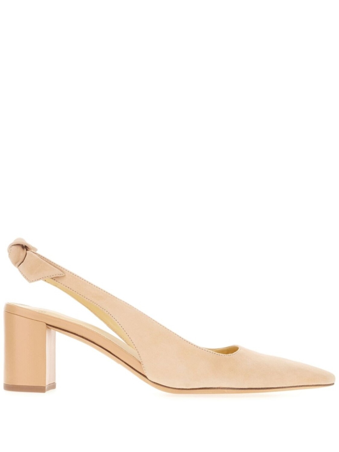 

Туфли из замши 70 мм Alexandre Birman, нейтральный цвет