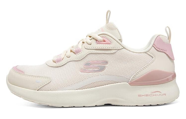 

Кроссовки женские с низким верхом белые/розовые Skechers