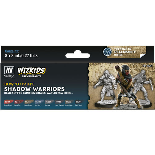 

Аксессуары Vallejo Wizkids Premium Paint Set: Shadow Warriors