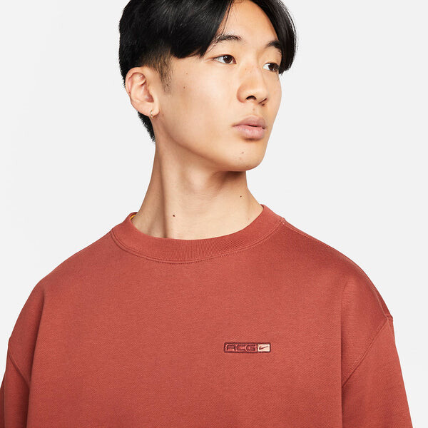 Рубашка acg therma fit crew флисовая толстовка Nike, серый — фото 2