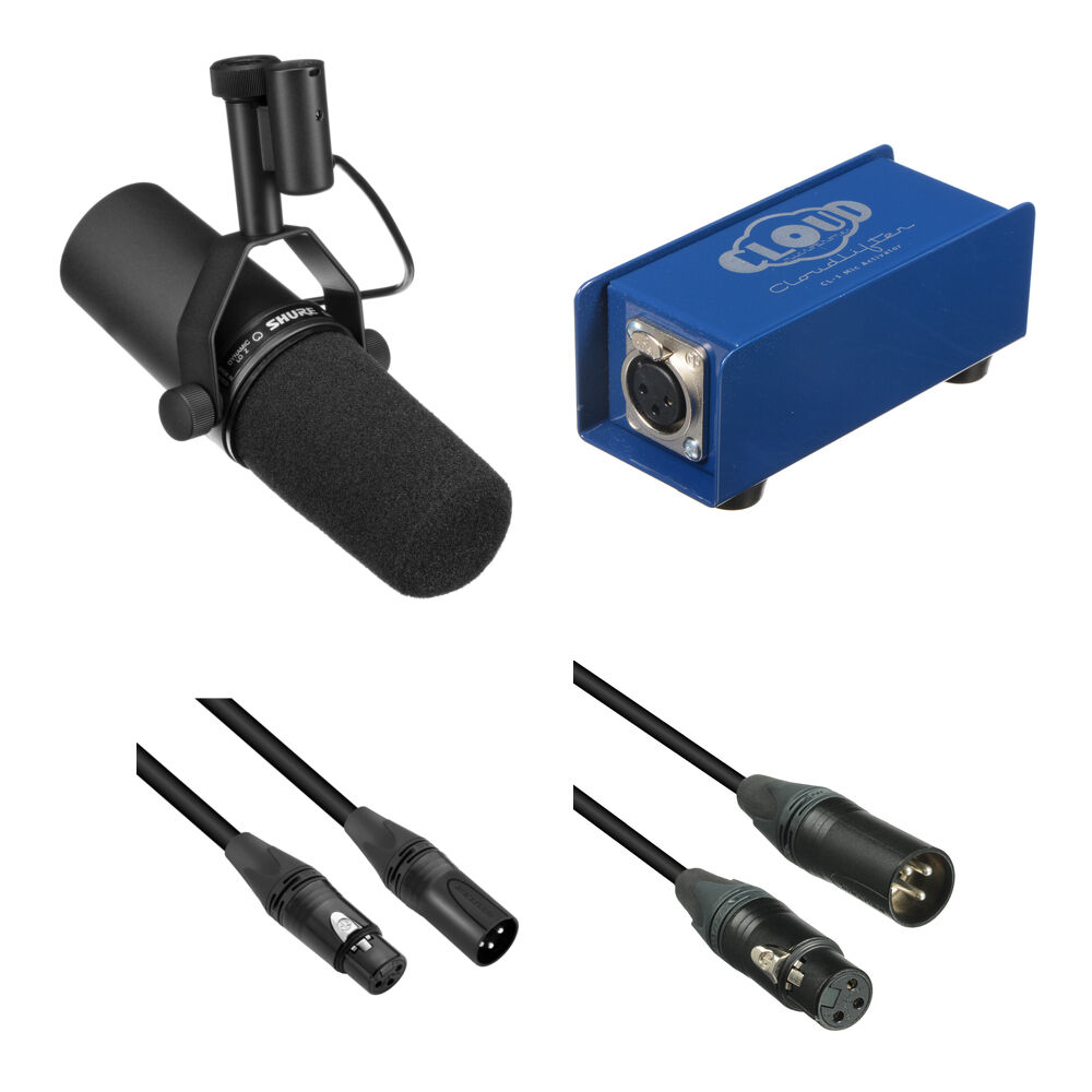 

Динамический вокальный микрофон Shure SM7B и комплект Cloudlifter