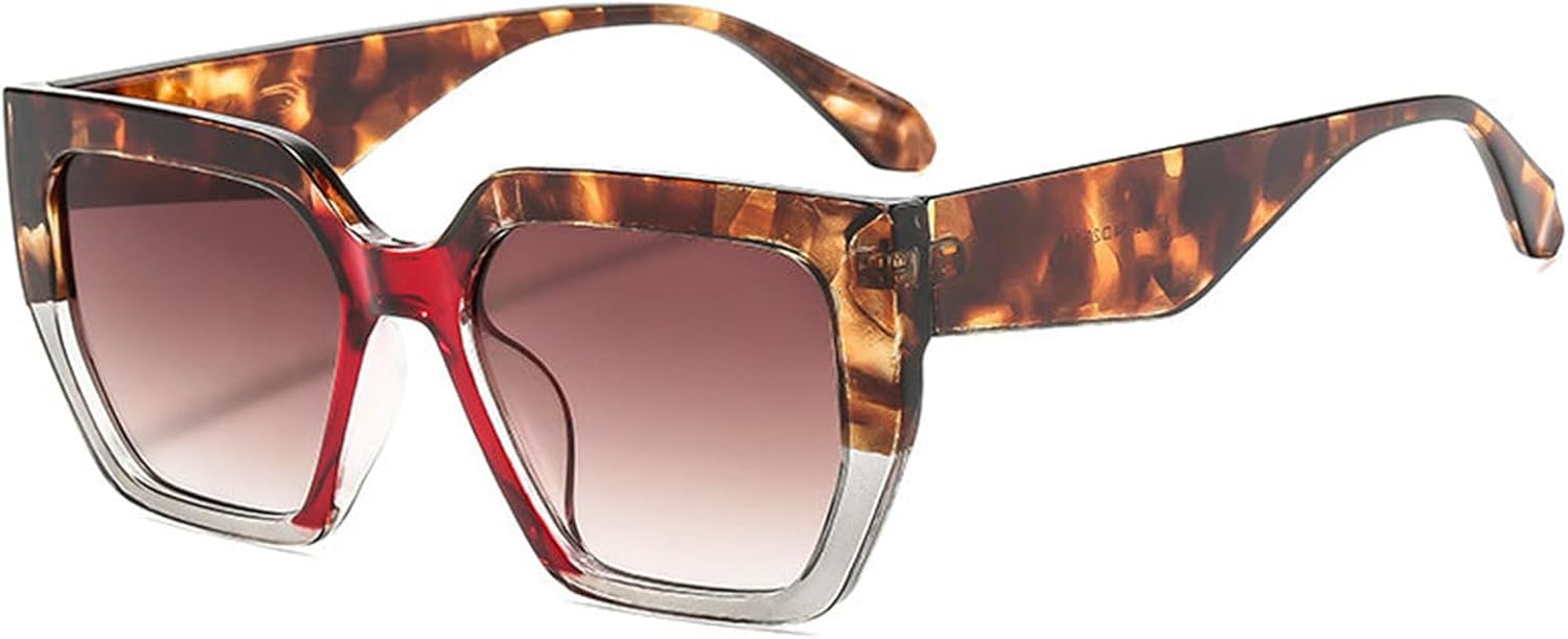 

Солнцезащитные очки COTIA в стиле ретро, ​​квадратные, для женщин и мужчин, классический стиль, прямоугольные солнцезащитные очки, для активного отдыха, путешествий и пляжа, Leopard Grey