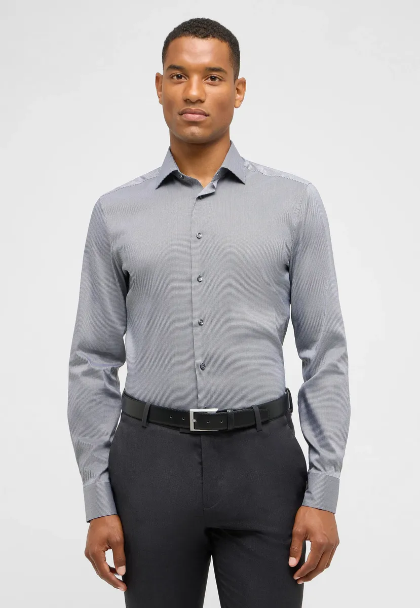 

Рубашка Eterna с длинными рукавами "SLIM FIT", черный