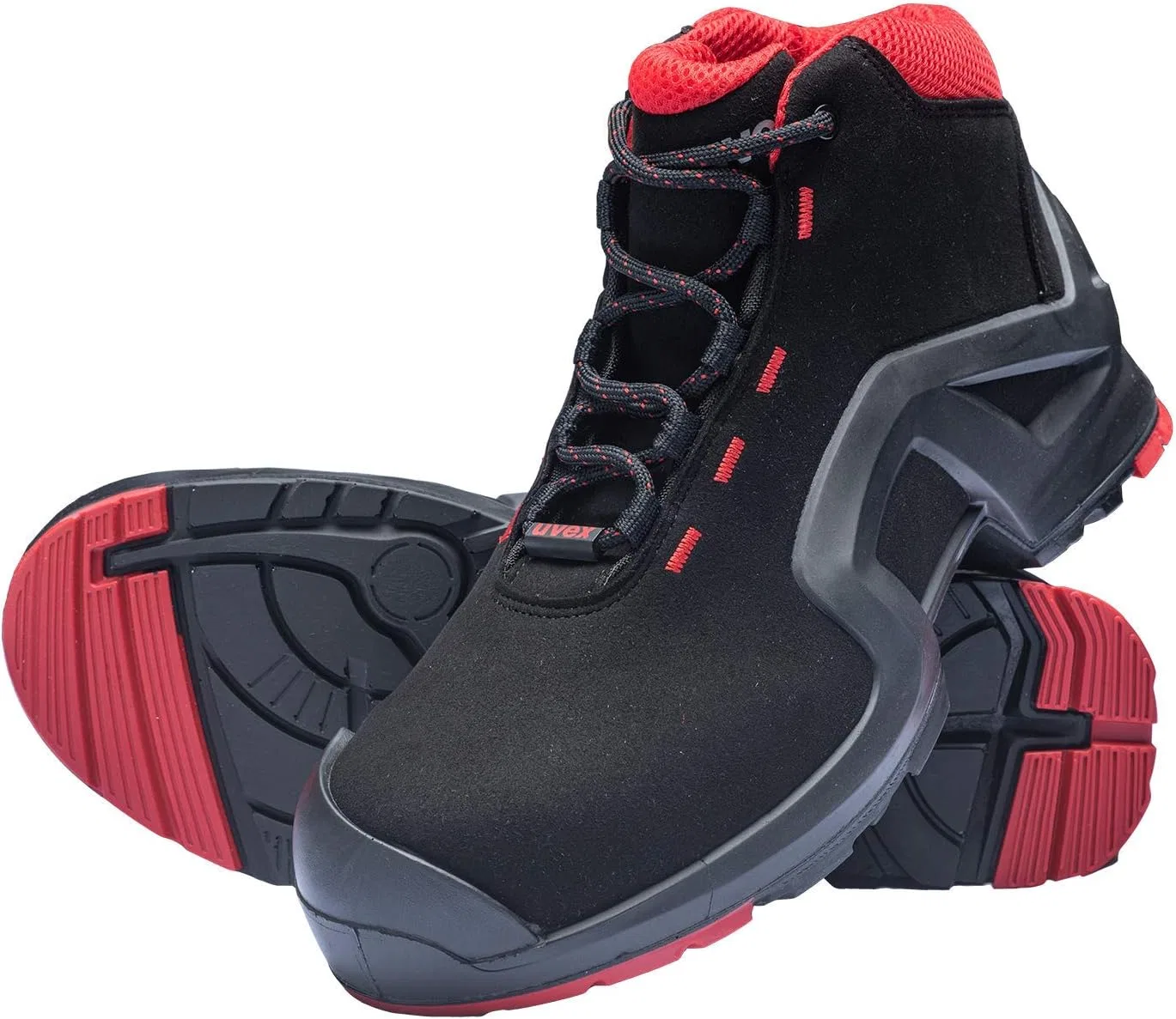 Рабочие ботинки Uvex 1 X-tended Support для женщин, Red Black — фото 4
