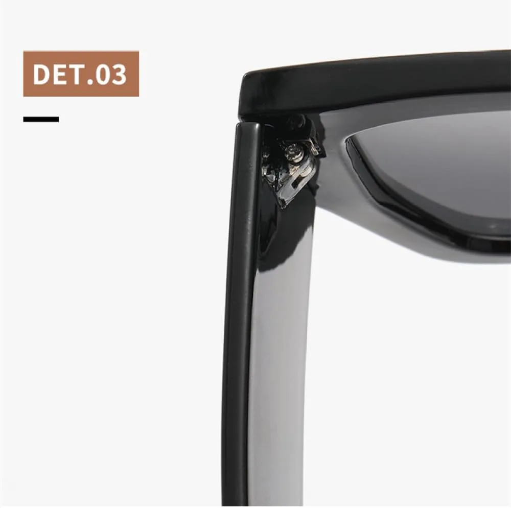 

Квадратные солнцезащитные очки 2027 для женщин, модные винтажные большие очки, мужские солнцезащитные очки UV400, увеличенного размера MTZJH, Black Leopard