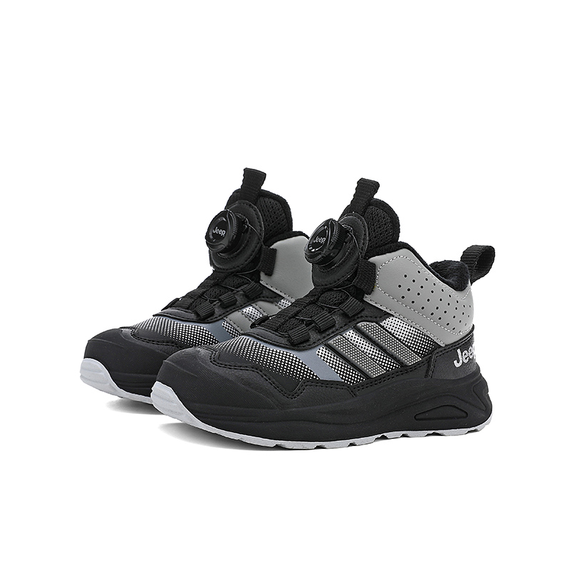 Термо-кроссовки Anti Kick Thermal Mid top для детей Jeep, warm sun фиолетовый (fleece-lined thin cotton) — фото 4