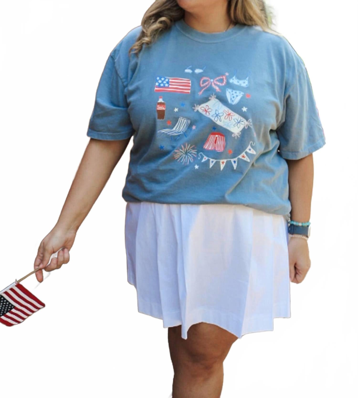 

Юбка плиссе Zara Vacay Countdown в белом цвете Adrienne