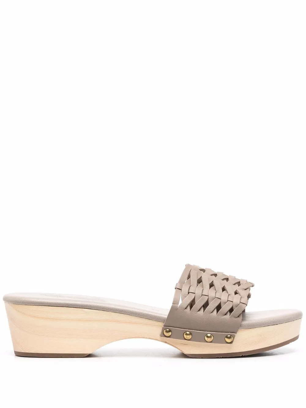 Клоги с плетением Ancient Greek Sandals, серый