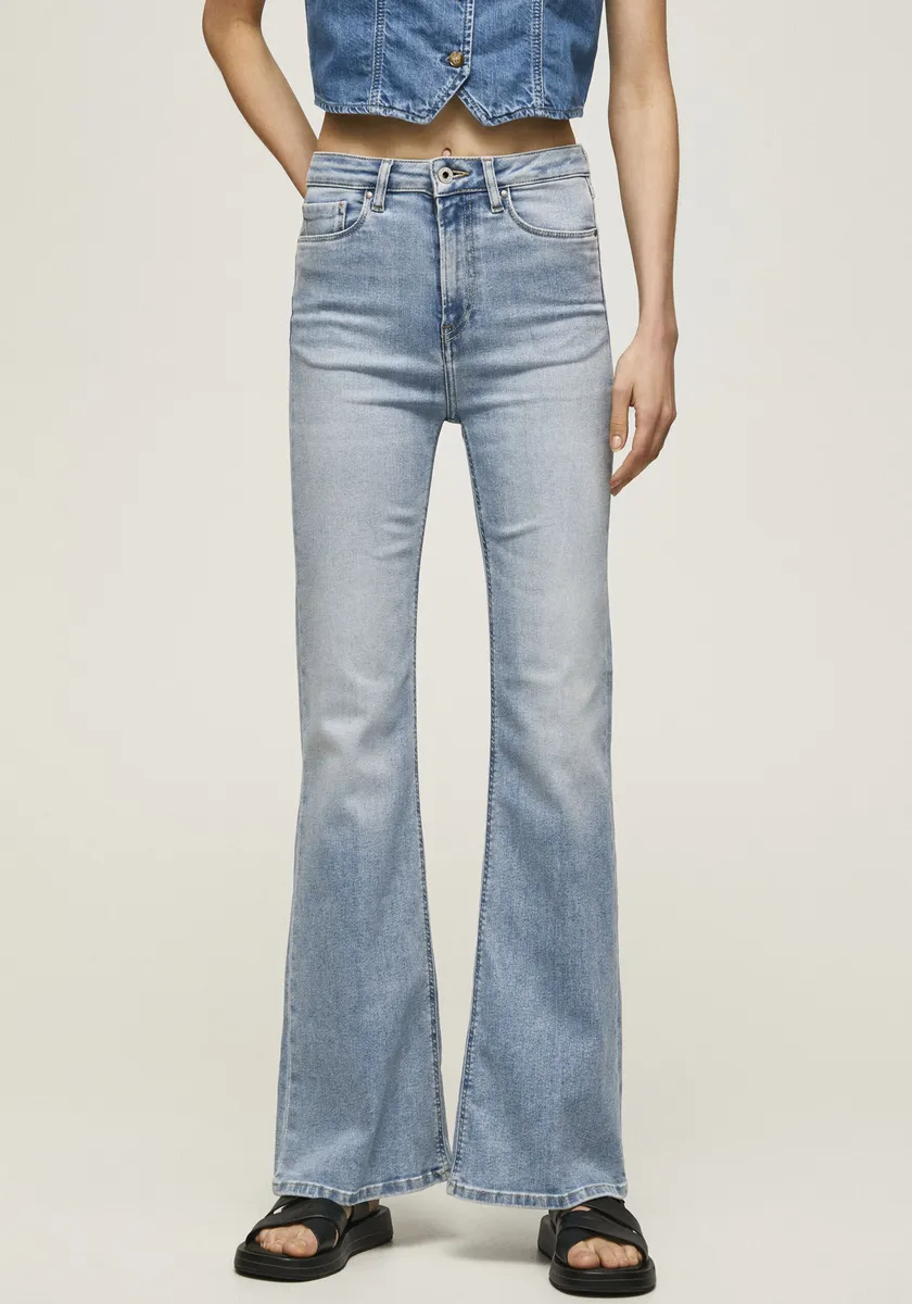

Pepe Jeans "Willa" джинсы с завышенной талией, голубой