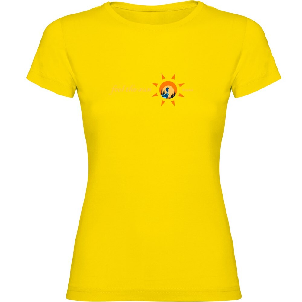

Футболка с коротким рукавом Kruskis Feel The Sun, желтый