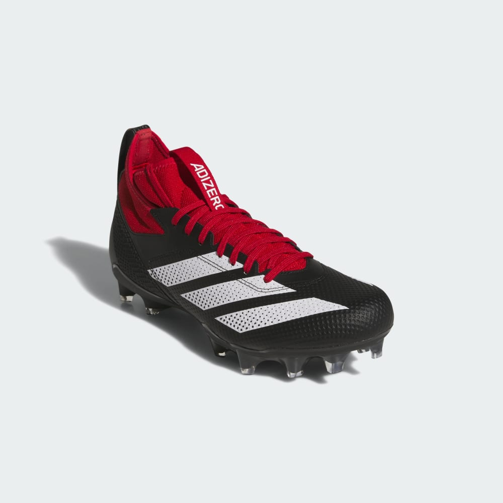Бутсы Adidas Adizero Impact Football Cleats, цвет Core Black/Cloud White/Team Power Red 2 — фото 4