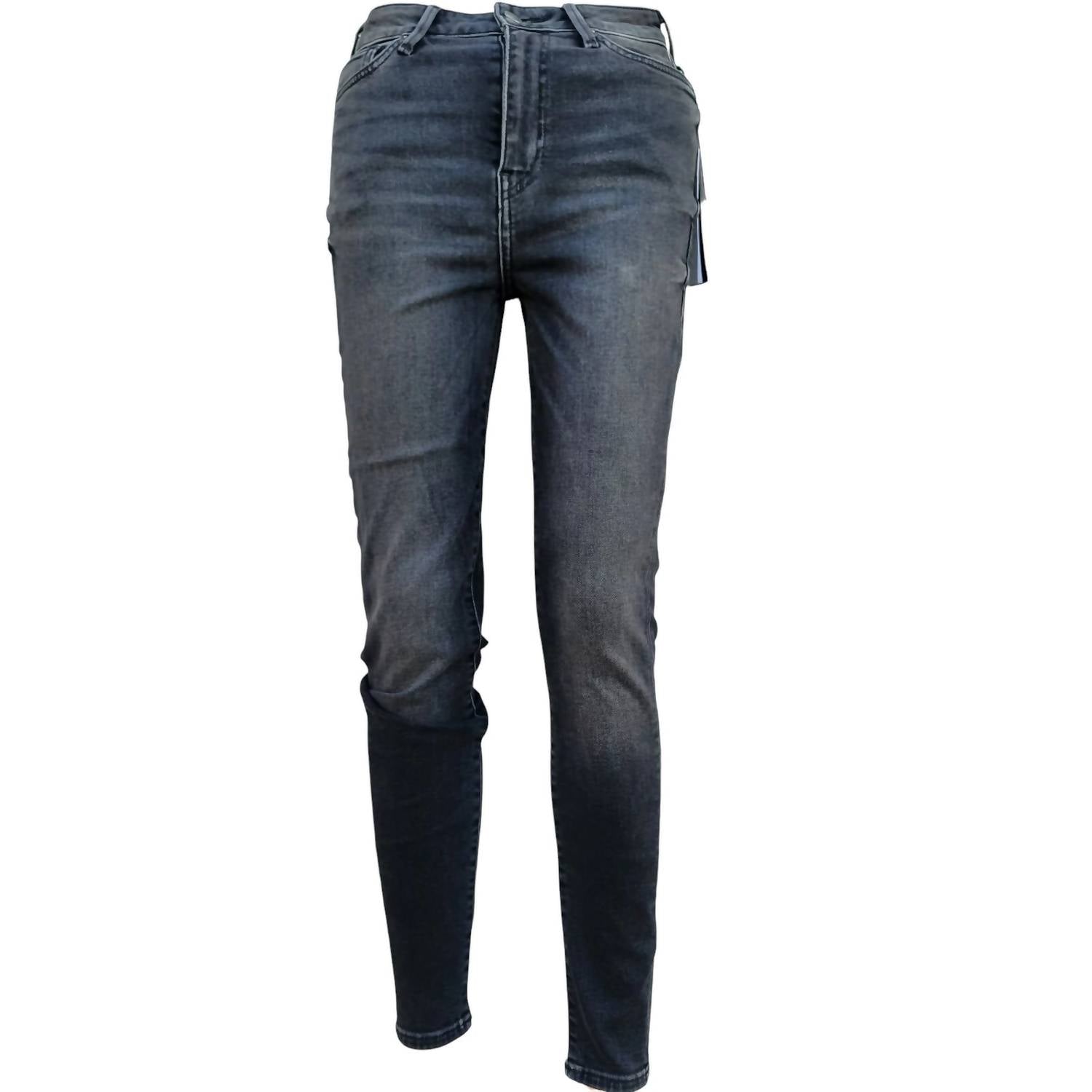 

Женские узкие джинсы с ультравысокой талией серого цвета True Religion