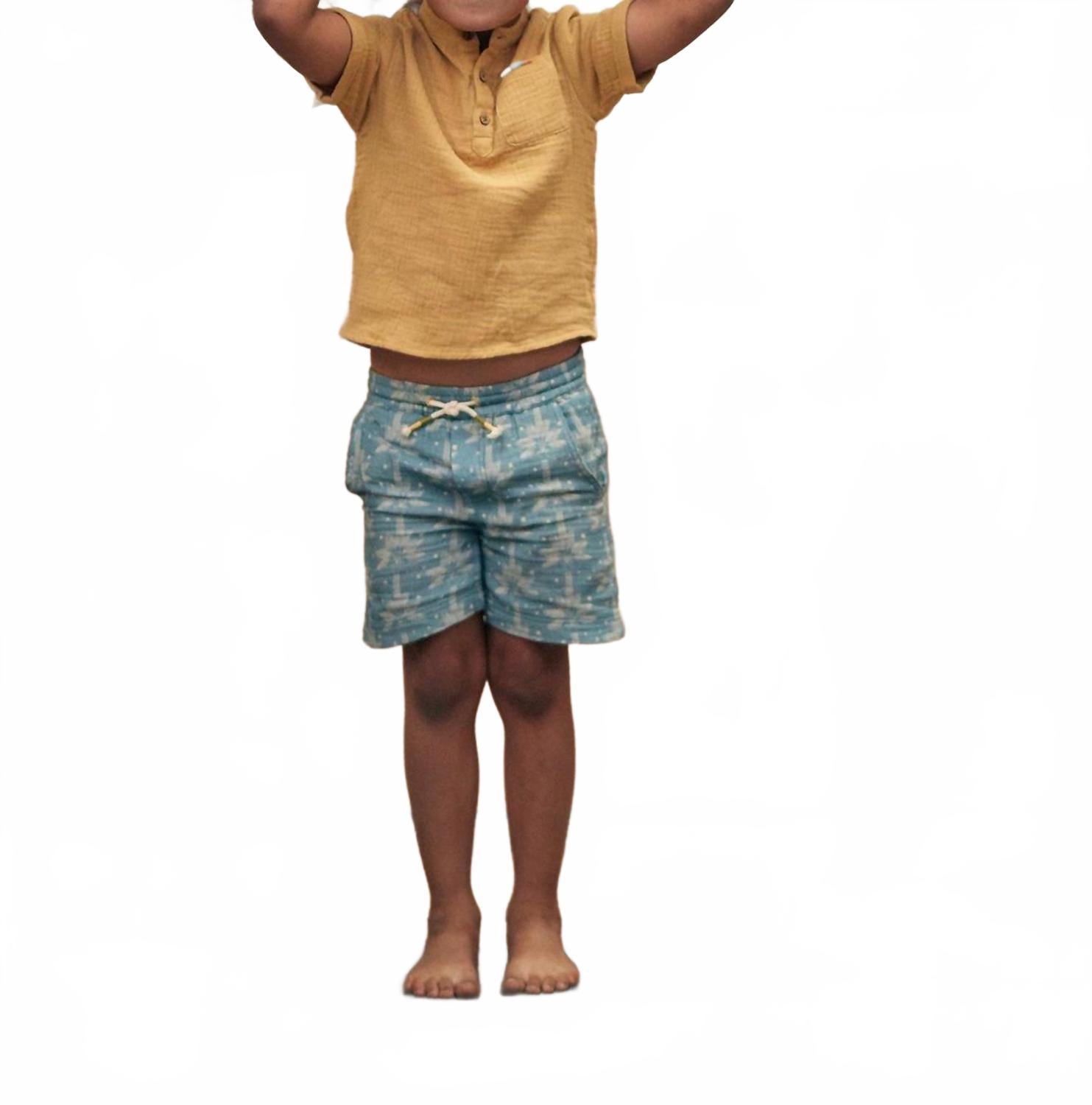 

Бермудские шорты Obiki для мальчиков в синем цвете павлин Louise Misha