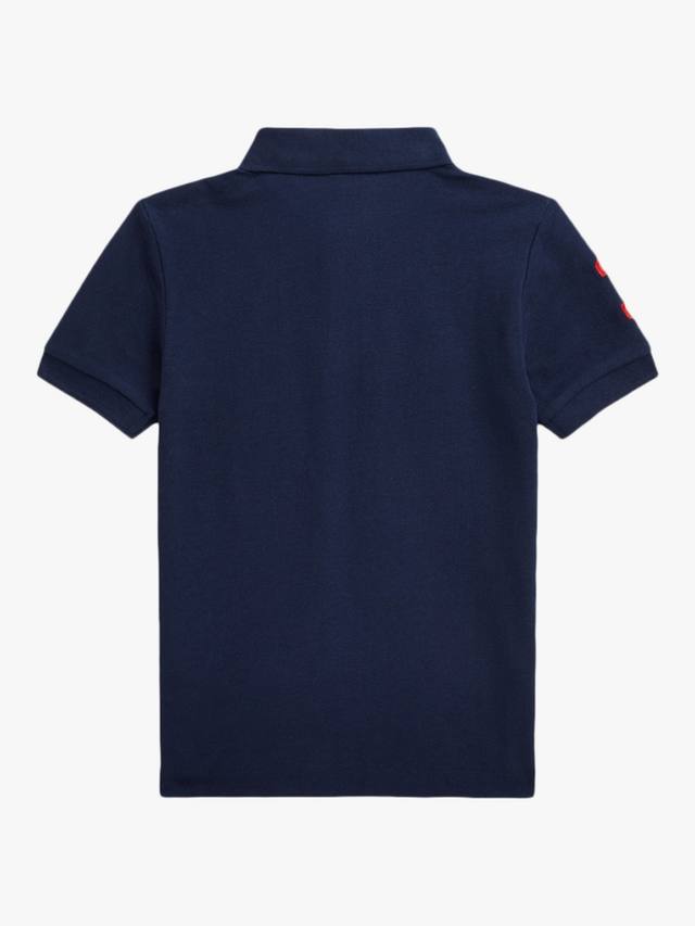 Детская поло Polo Kids с большим пони Ralph Lauren, Refined Navy — фото 2