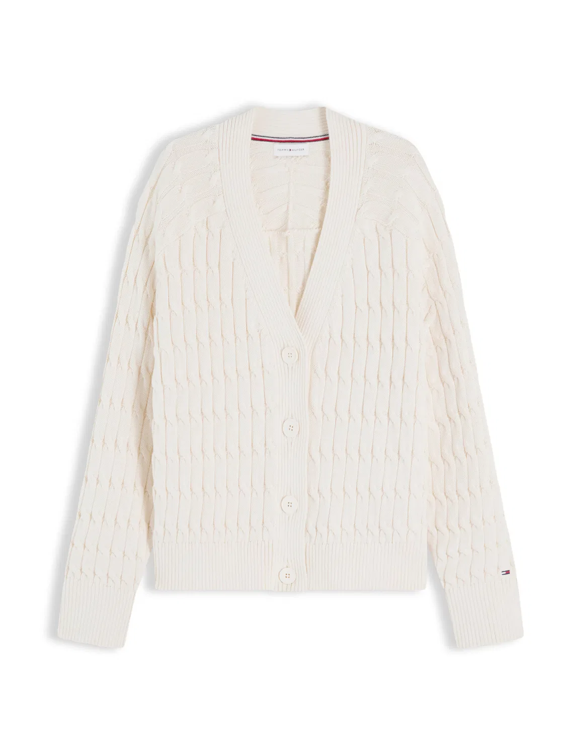 Вязаный кардиган Tommy Hilfiger, Ivory