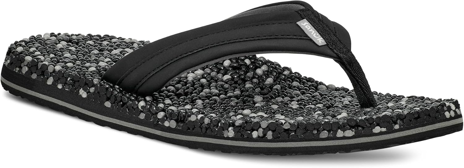 

Мужские шлепанцы Sanuk Bubblecush, Шлепанцы для мужчин, Мужские сандалии, Пляжные сандалии, Поддержка и легкость, Удобная подошва, черный