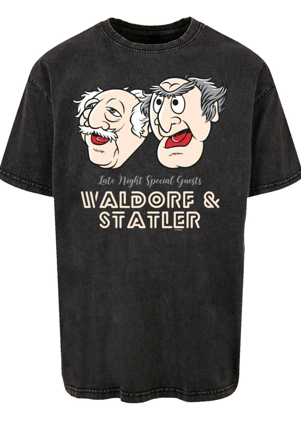 

Футболка F4NT4STIC Disney Muppets Late Night Waldorf & Statler, черный
