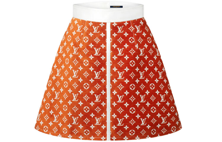 

Новые квартальные продукты LV Casual Skirt Women's Red Louis Vuitton