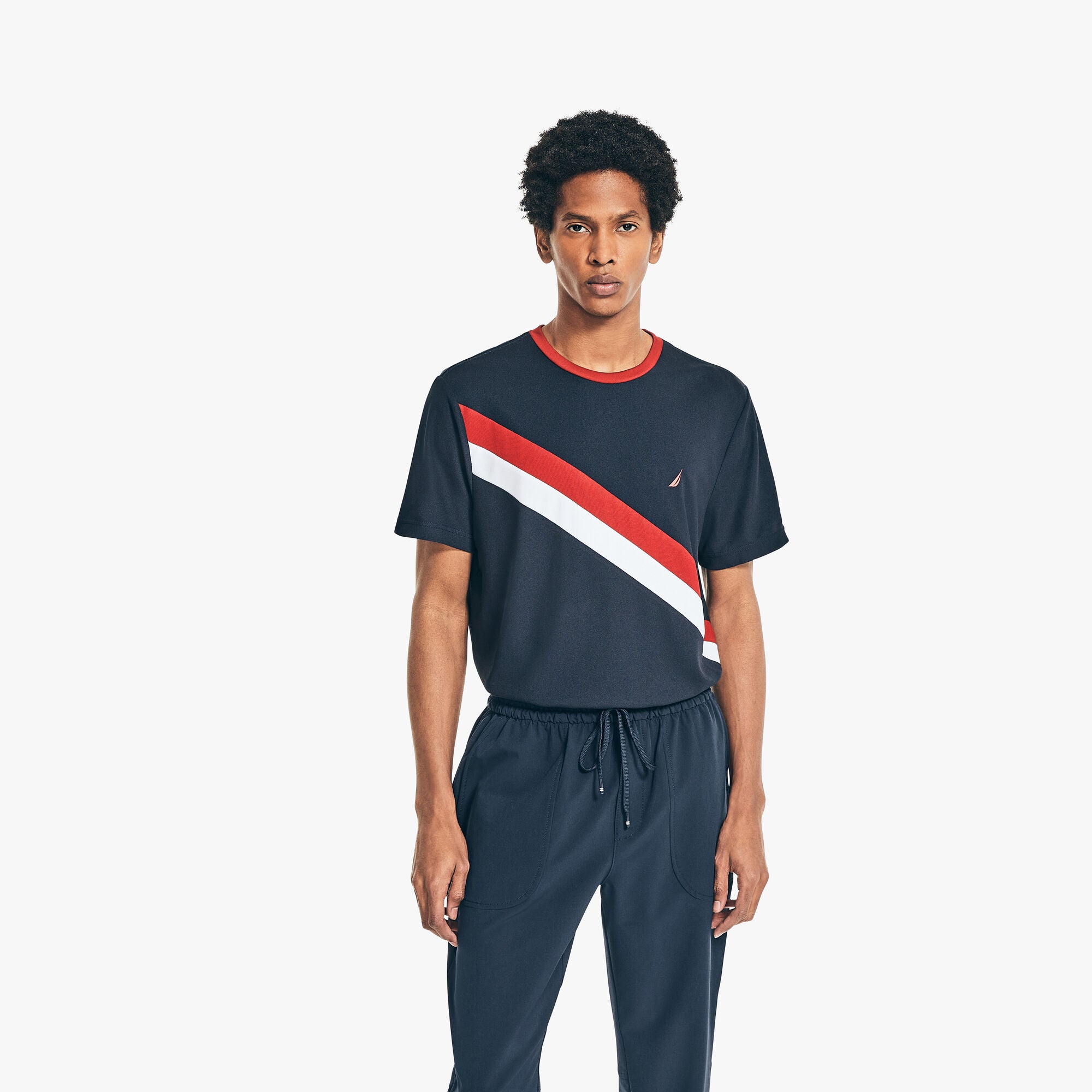 

Футболка Nautica Mens Navtech Sustainably Crafted Crewneck, темно-синий