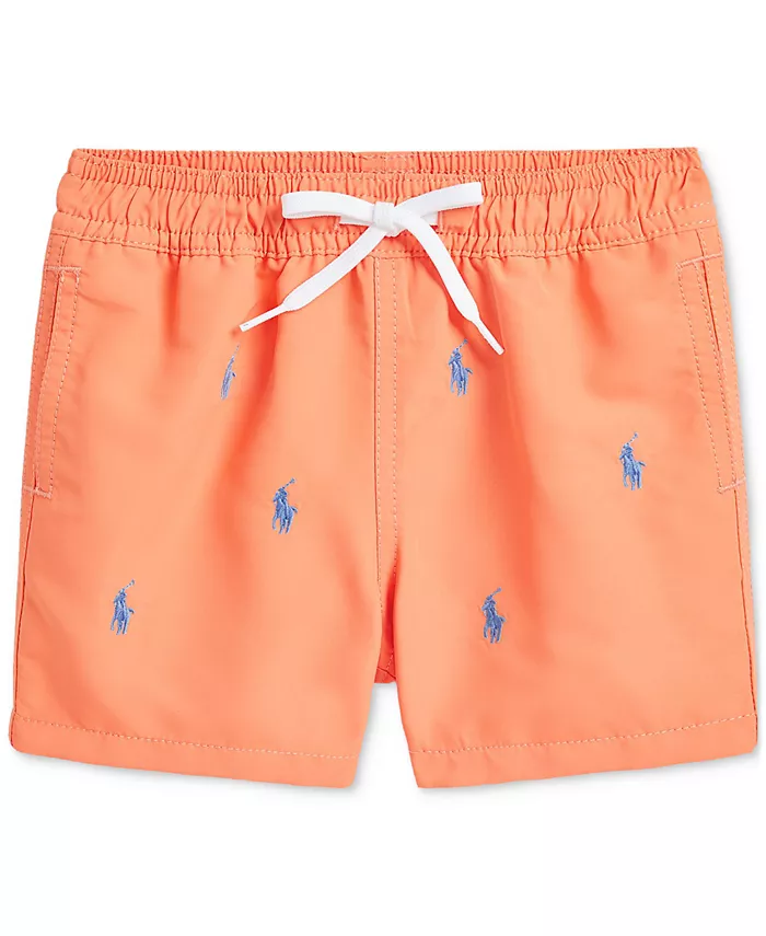 

Детские плавки с вышивкой для мальчиков Polo Ralph Lauren, оранжевый
