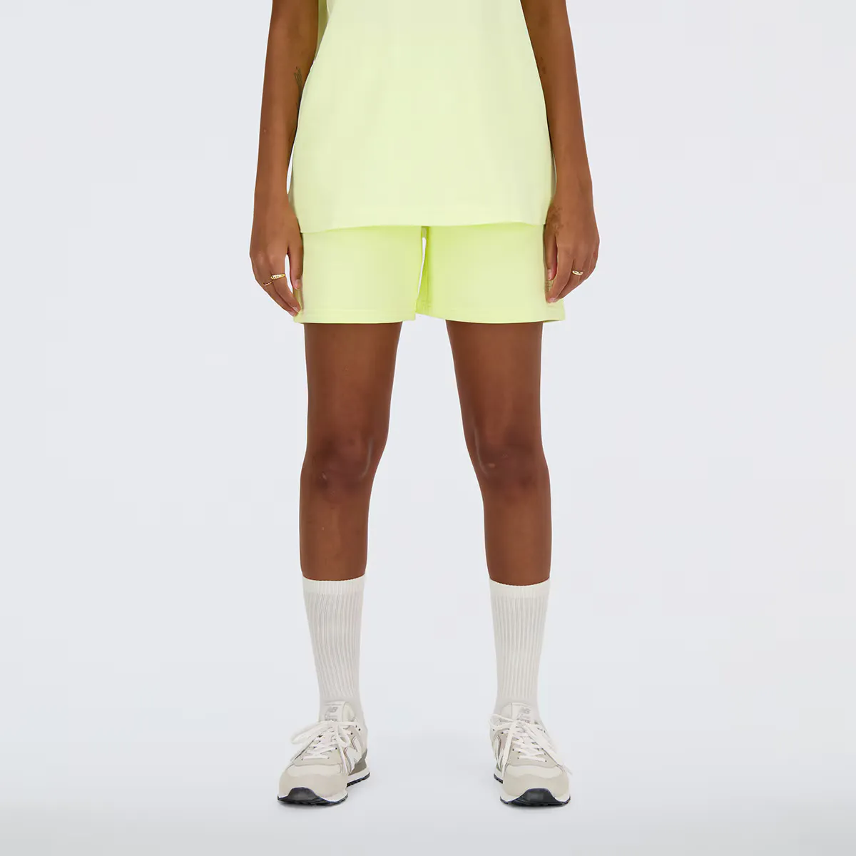 

NB Athletics Французские Терри Нью Баланс Женские Шорты New Balance, жёлтый