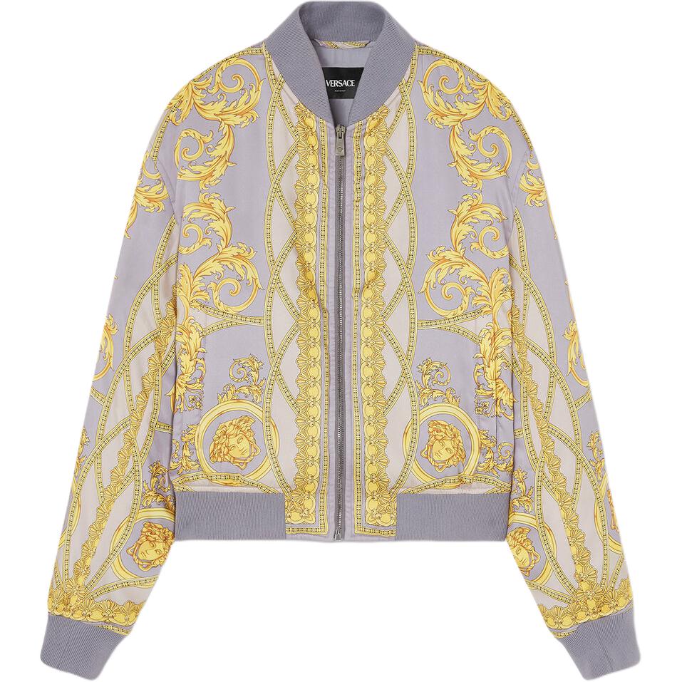 

Куртка-бомбер на молнии La Coupe Des Dieux VERSACE, серый