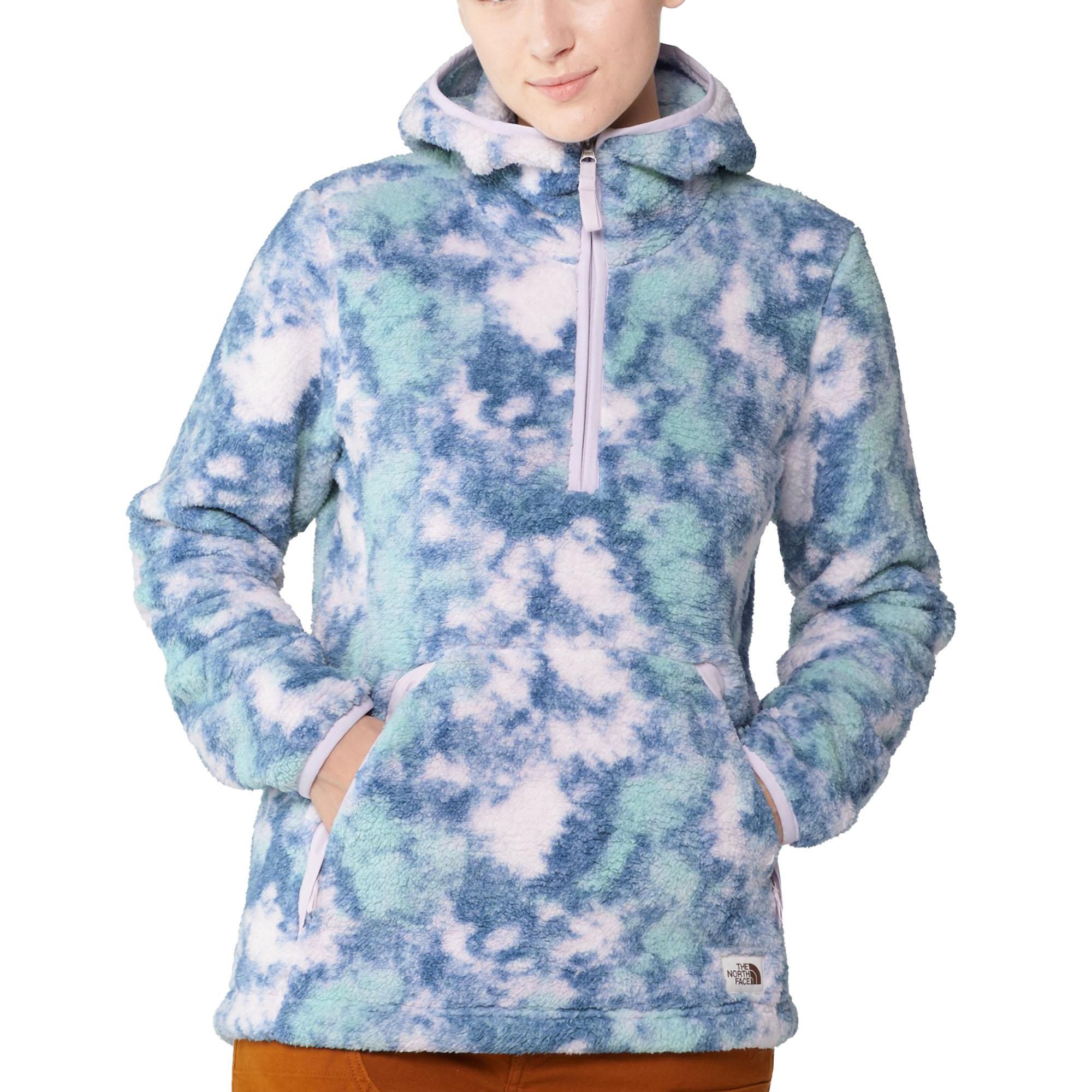 

Женская толстовка с капюшоном Campshire с принтом The North Face, Lavender Fog Glacier Dye Print