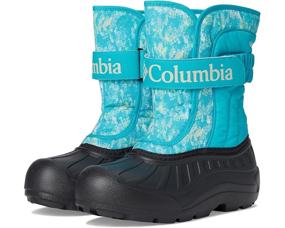 

Ботинки Columbia Kids Powderbug Snowlite Strap, цвет Geyser/Sea Salt