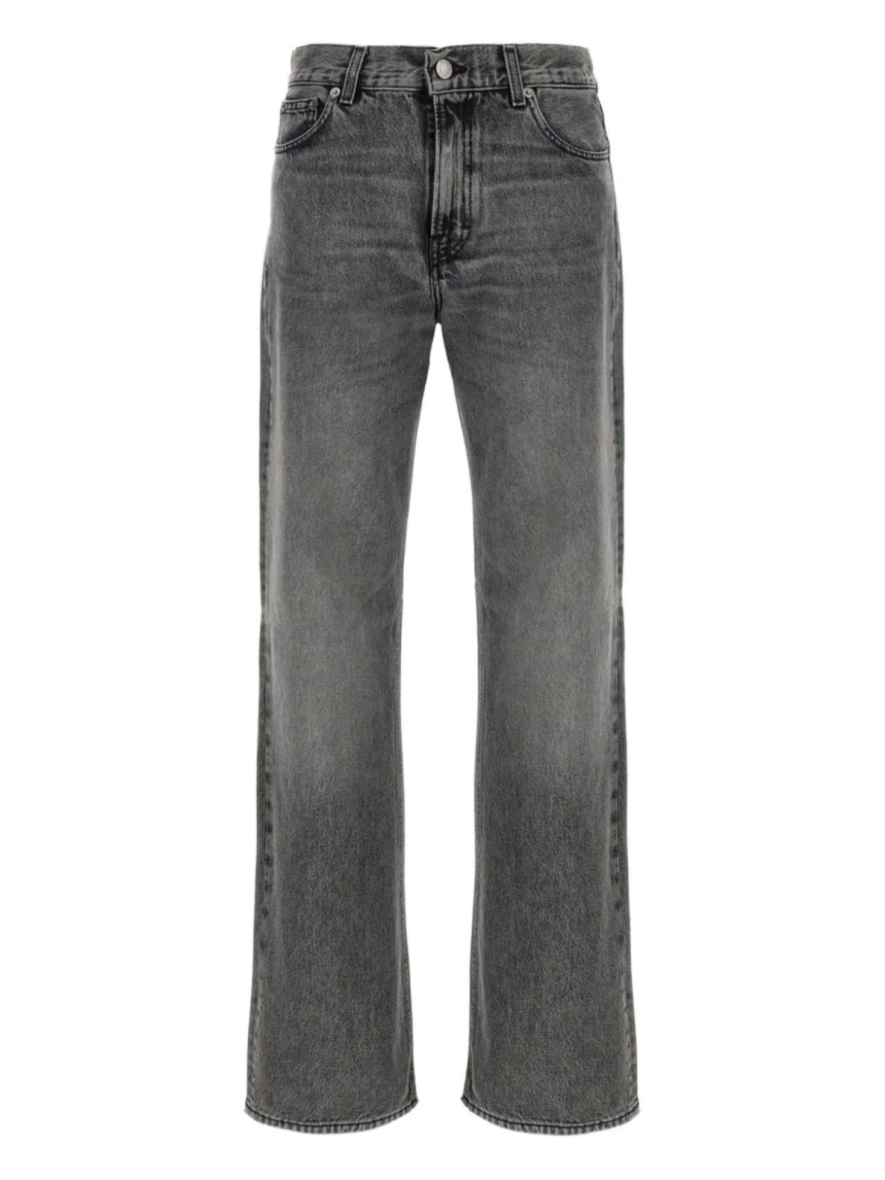 

Джинсы из хлопка Haikure Korea с пятью карманами, серый