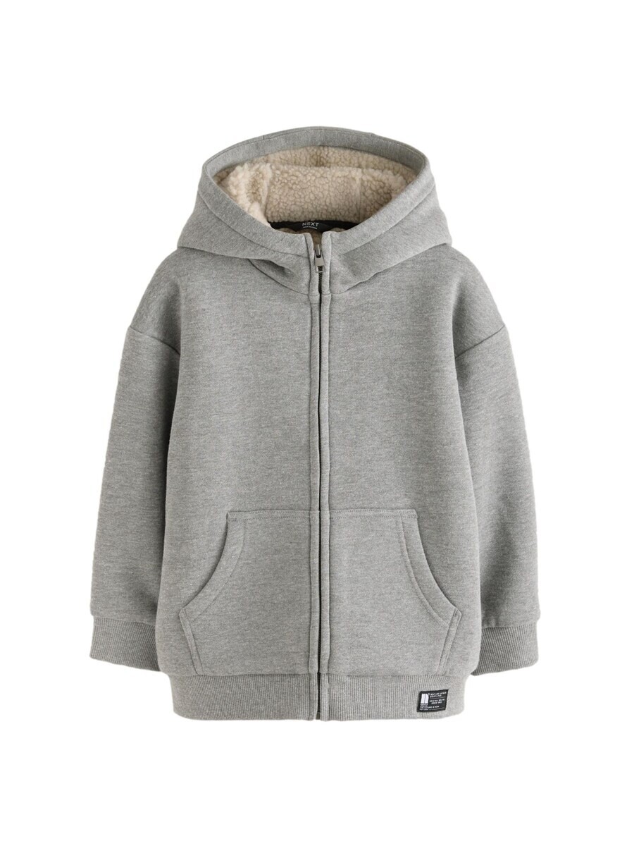 

Худи Next Zip-Up Hoodie, серый