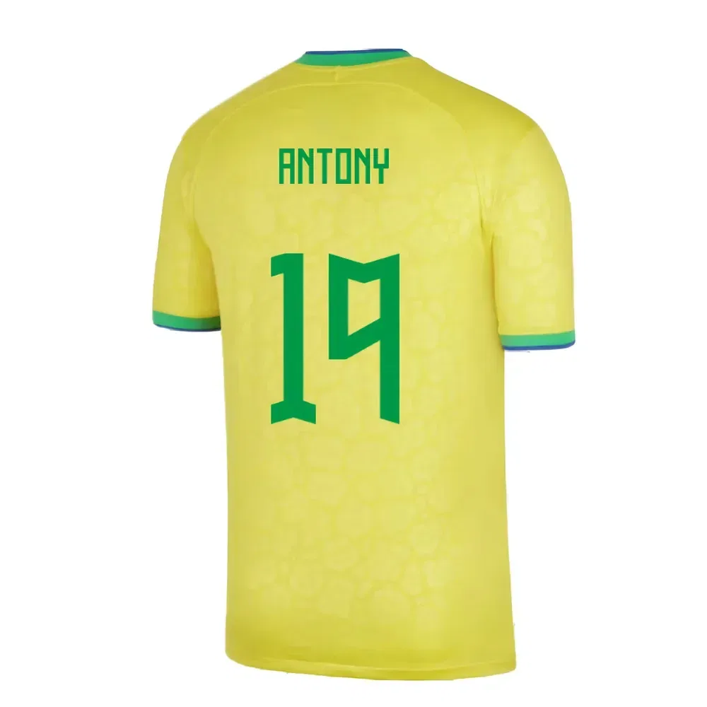 Детская футбольная форма Бразилии 2022-2023 Nike Brazil, желтый — фото 2