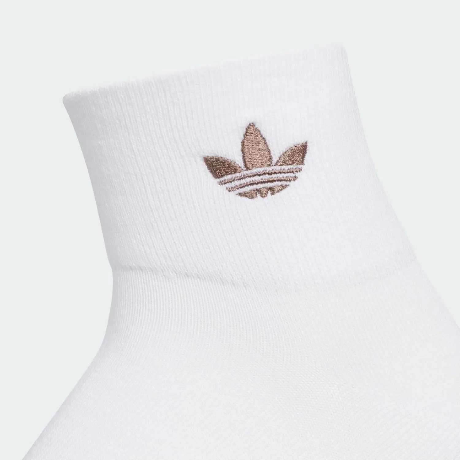 Adidas Originals Носки ORI ANK SOCK 3P низкие унисекс 3 пары White/Cloud White/Dusty Green — фото 3