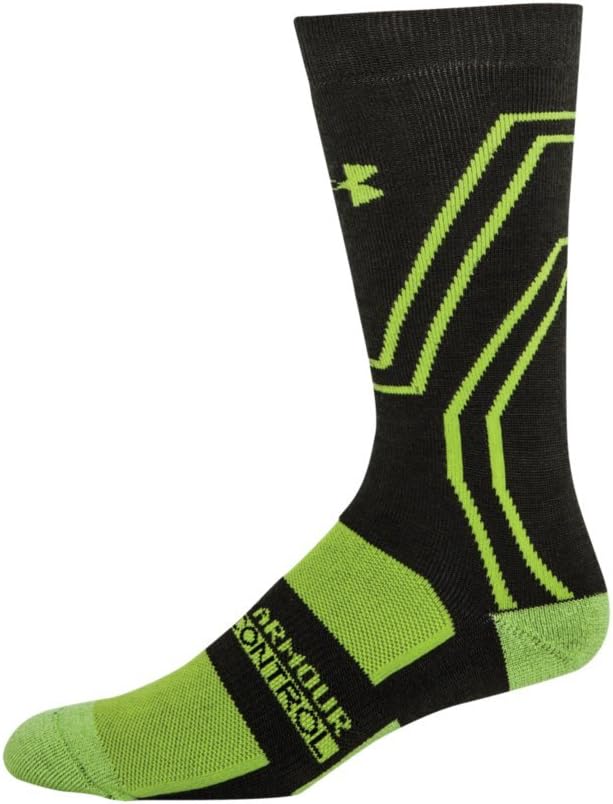 

Мужские носки Under Armour Scent Control Cushion Crew, Rifle Green/Velocity Green